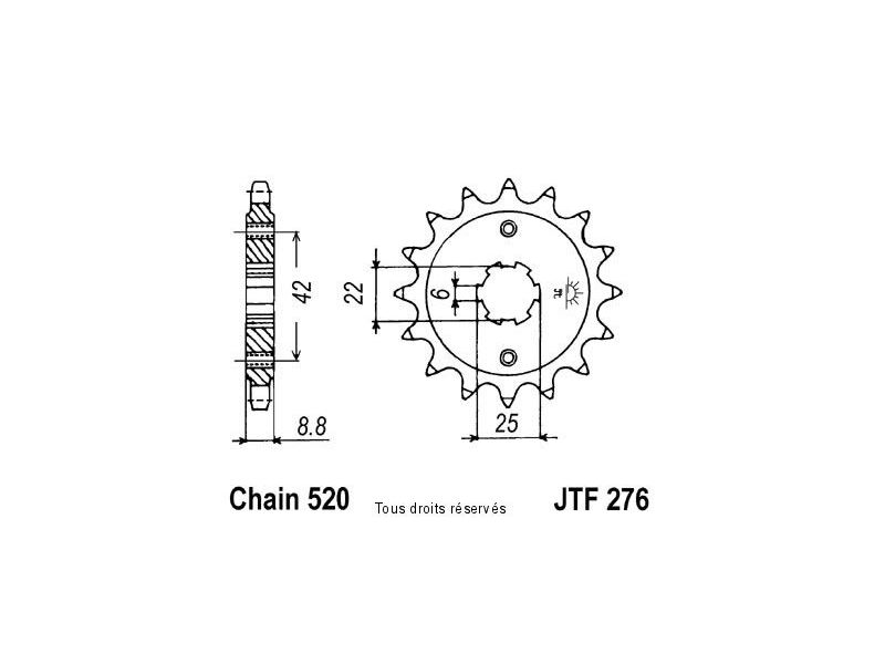 Pignon Cb 400 N 81-82   11988cz0