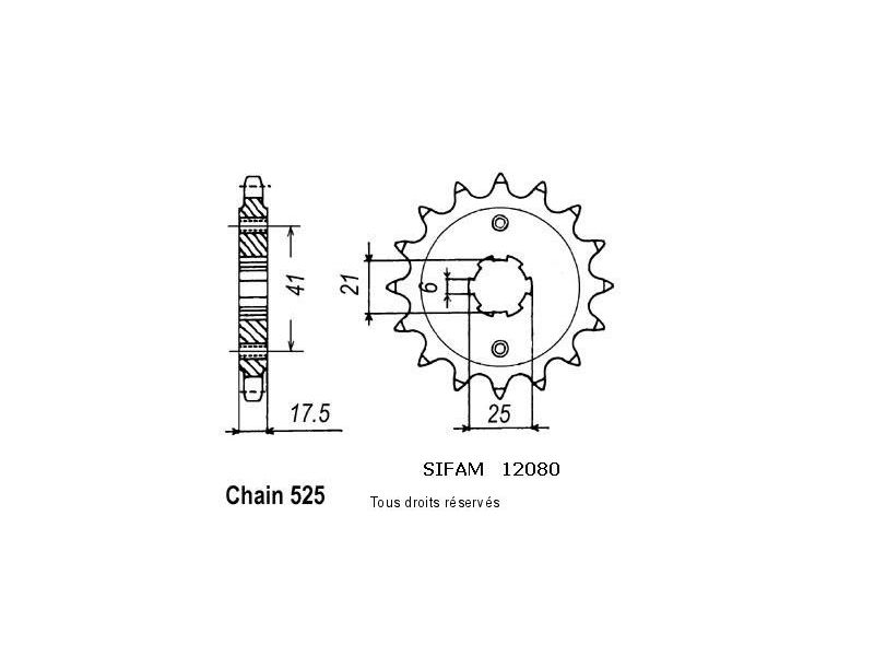 Pignon Cb 500 Clubman 89-90   12080cz0