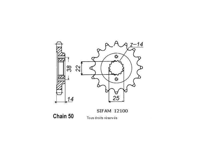 Pignon 900 Elefant Expl.90-91   12100cz0