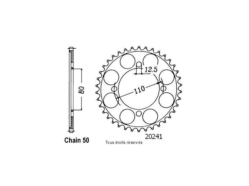 Couronne Cb 750 K 71-78   Pas530/Z480