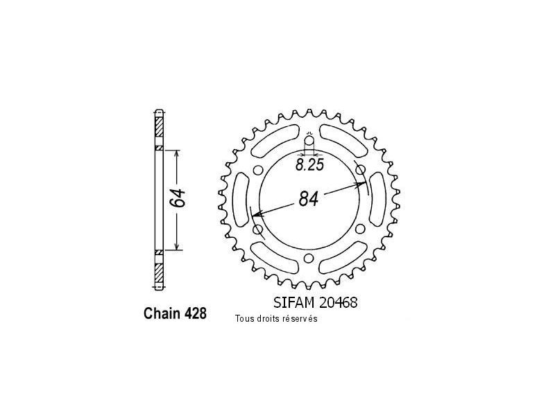 Couronne Ts 125 73-77   Pas428/Z500