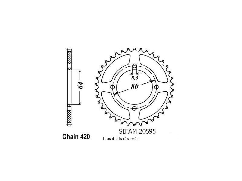Couronne Rd 80 Mx 82-84   Pas420/Z390