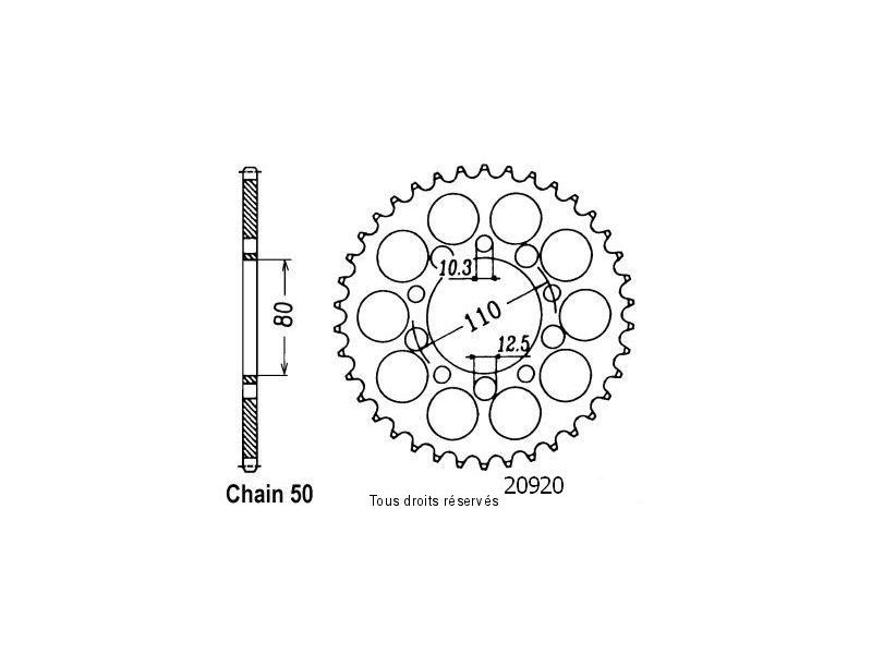 Couronne Cb 1000 F 93-98   Pas530/Z420