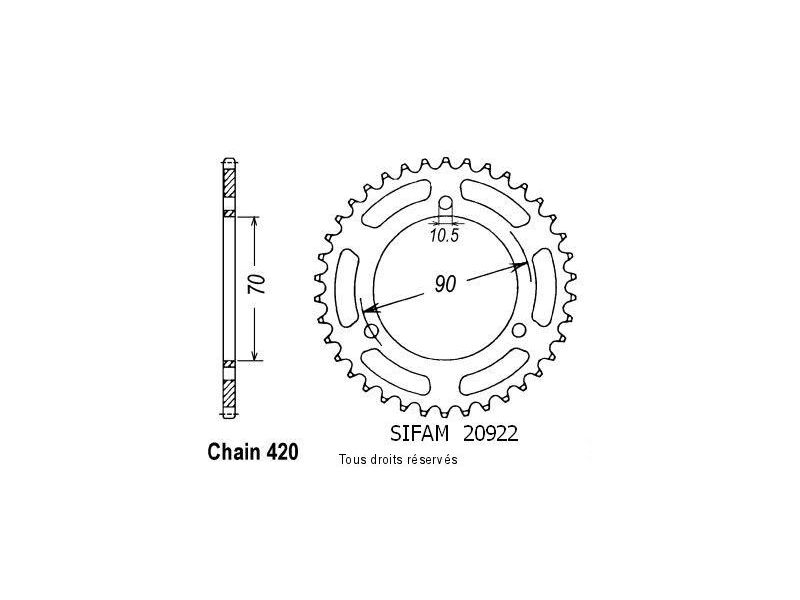 Couronne Mtx 80 S 80-82   Pas420/Z450