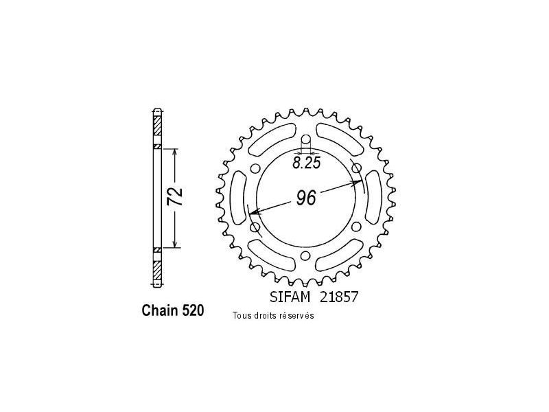 Couronne Sp 370 77-80   Pas520/Z420