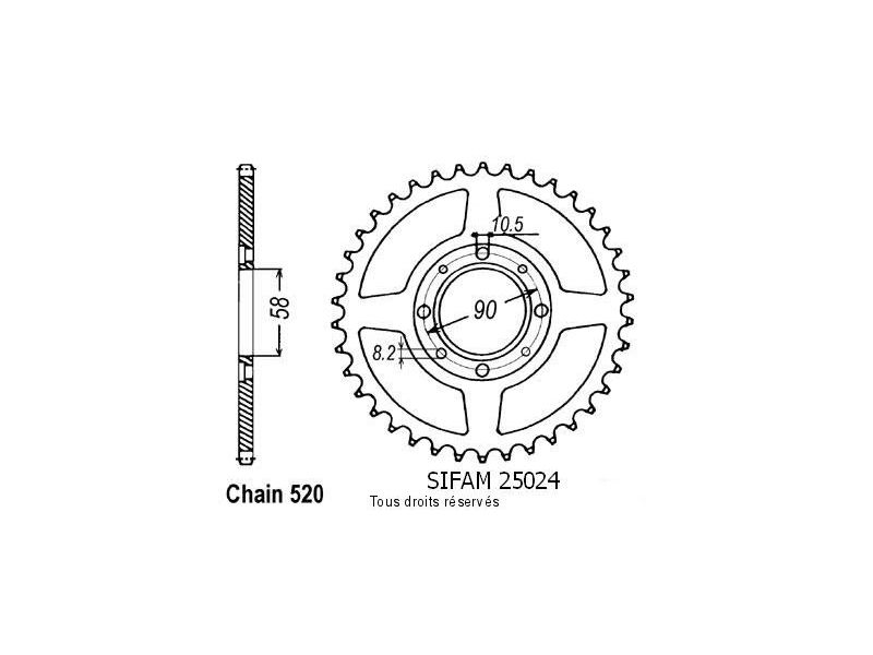 Couronne Mtx 80 R 88   Pas428/Z450