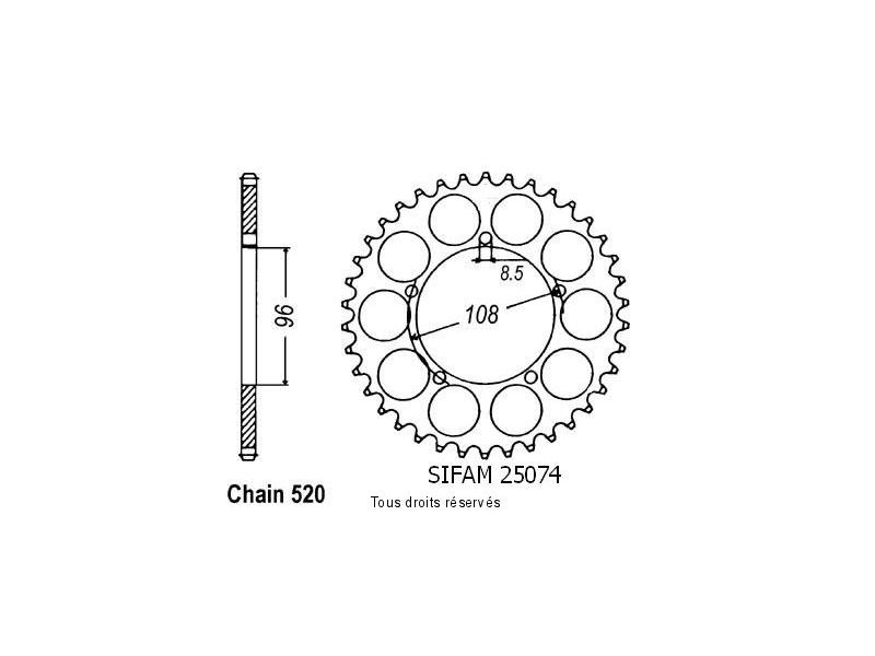 Couronne 125 Tuareg Wind 89-   Pas520/Z400