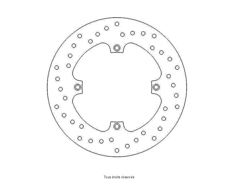 Disque Frein Ducati Ø220x125x108,5  NbTrou4xØ8,5 Ep60