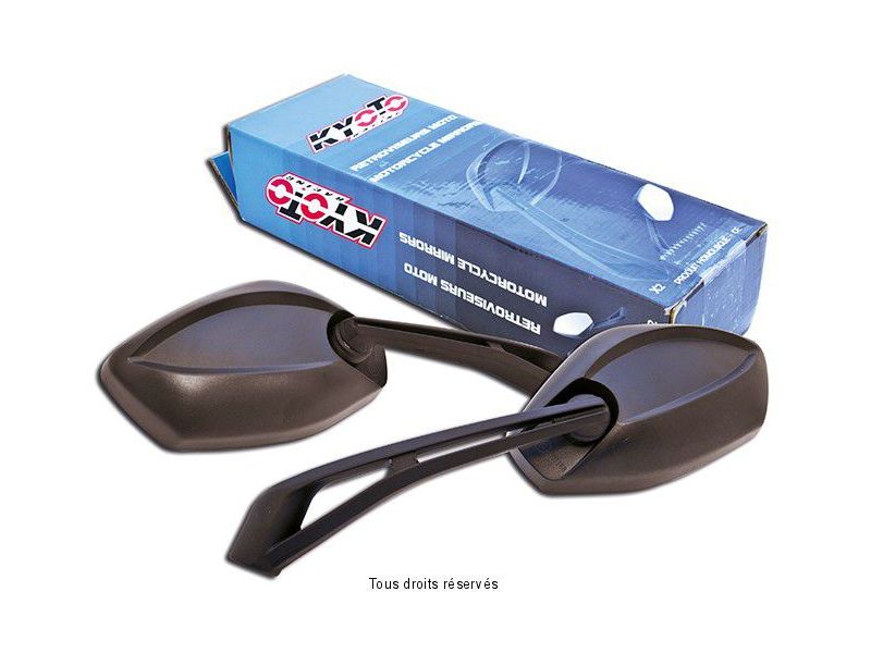 Retro Universel Moto Ø10mm Homologué + VIS Ø10 mm Vendu par Paire1