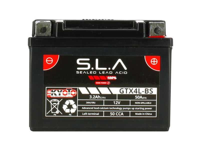 Batterie GTX4L-BS SLA-AGM - Sans Entretien - Prête à l'Emploi0