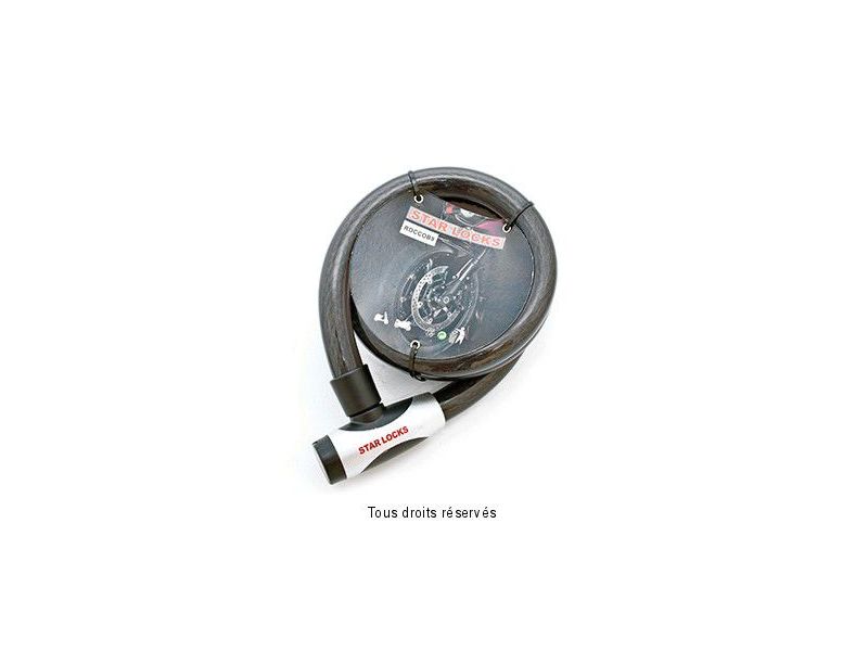 Câble  Articulé Ø 25mm x 1500mm Couleur Fumé0