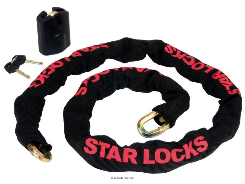 Chaîne + Cadenas Longueur 150cm Ensemble Chaîne + Cadenas0