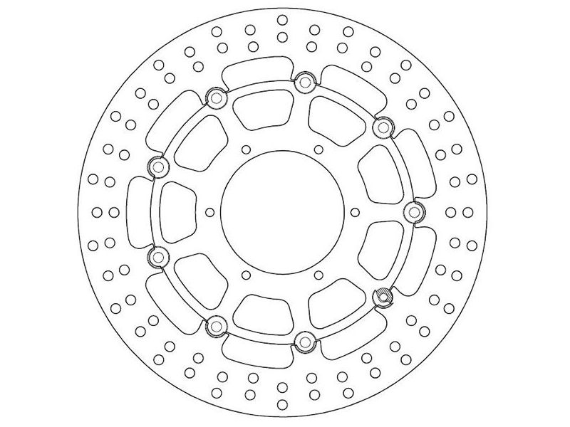 Disque de Frein Flottant HONDA - Homologué TÜV0