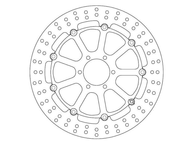 Disque de Frein Flottant HONDA - Homologué TÜV0