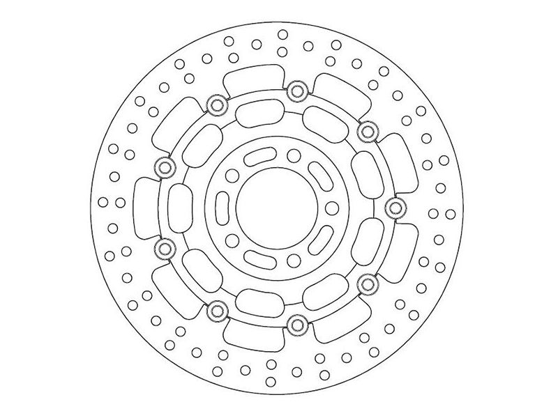 Disque de Frein Flottant SUZUKI - Homologué TÜV0