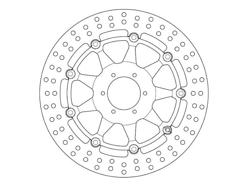 Disque de Frein Flottant HONDA - Homologué TÜV0