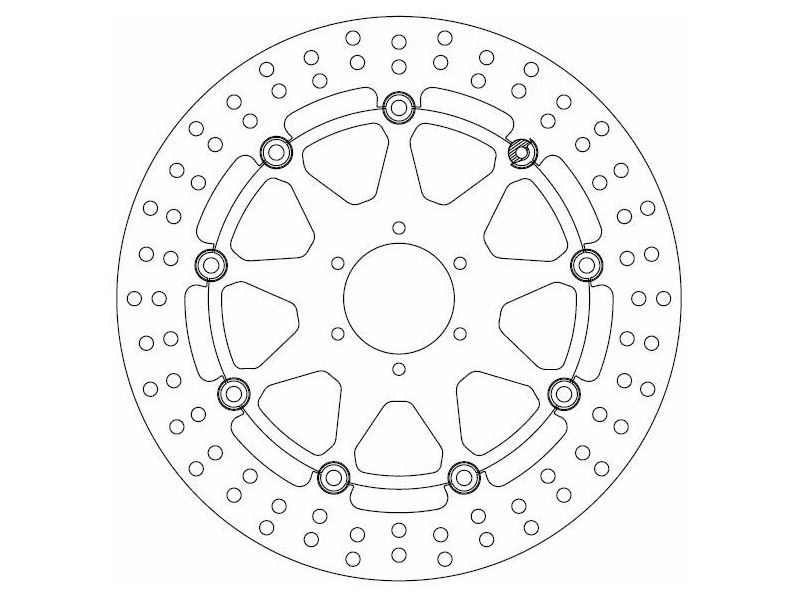 Disque de Frein Flottant Honda Hornet - Homologué TÜV0