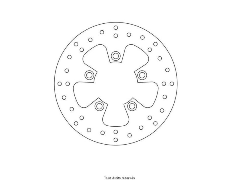 Disque Frein Kawasaki  Ø230x104x82  NbTrou5xØ10,5 Ep60