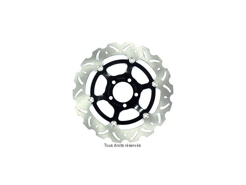 Disque Frein Kawasaki Ø300x81x61   NbTrou5xØ10,5 Ep5  Déport12,50
