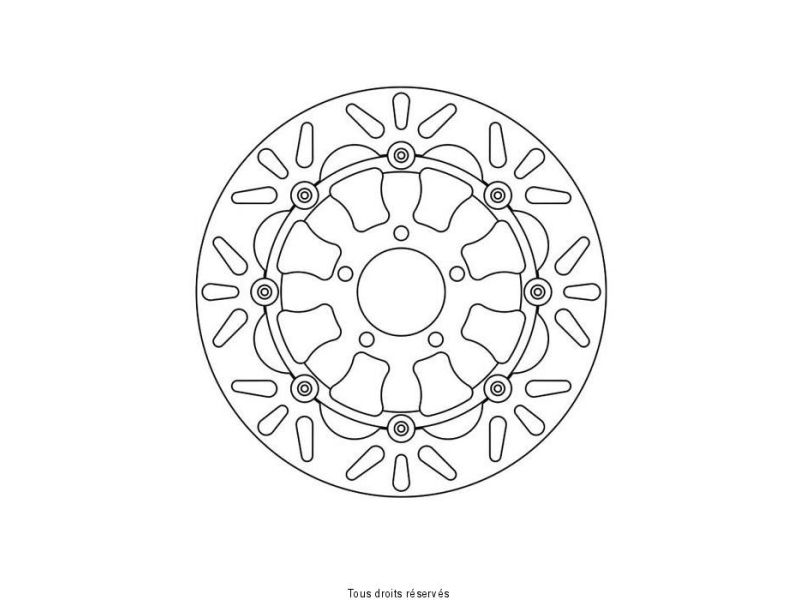 Disque Frein Suzuki  Ø300x88x64   NbTrou5xØ10,5 Ep5  Déport191