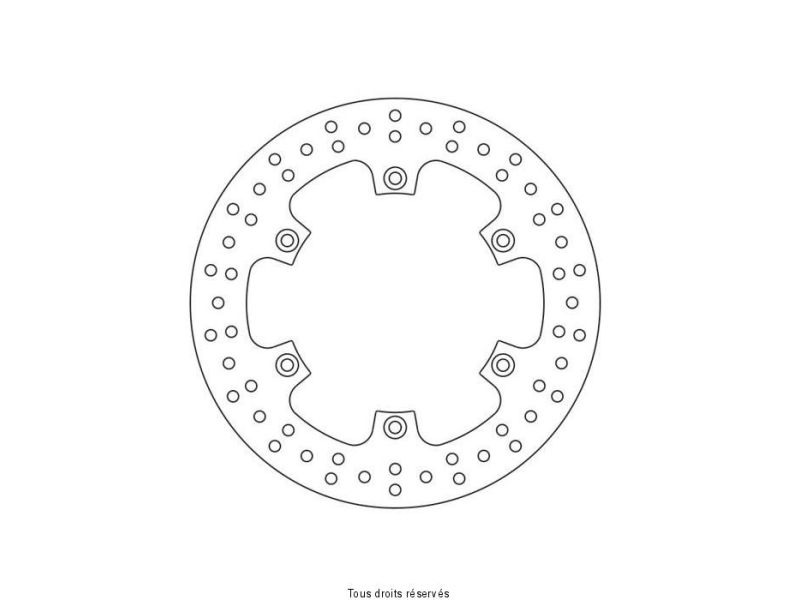 Disque Frein Suzuki Ø220x134x118  NbTrou6xØ6,5 Ep40