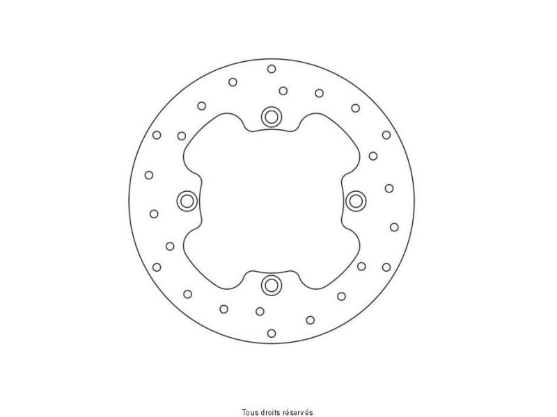 Disque Frein Suzuki Ø242x142x121  NbTrou4xØ10,5 Ep40