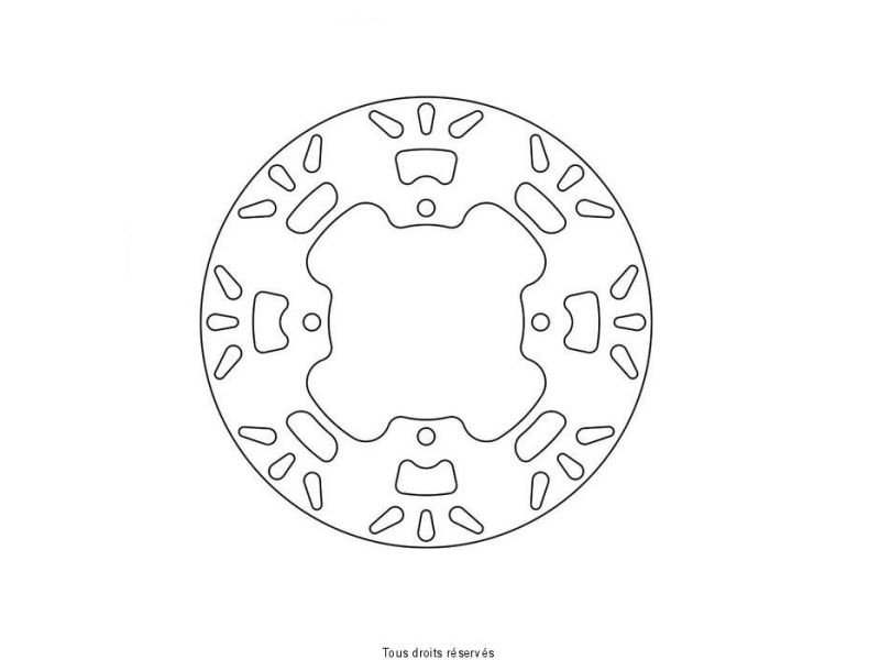 Disque Frein Suzuki  Ø280x142x121  NbTrou4xØ10,2 Ep4,50