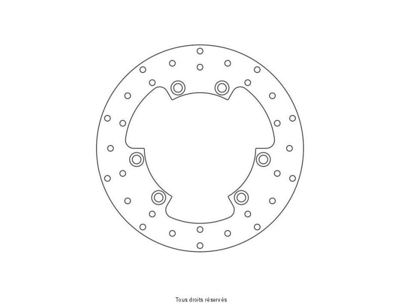 Disque Frein Suzuki Ø250x156x134  NbTrou6xØ10,5 Ep60