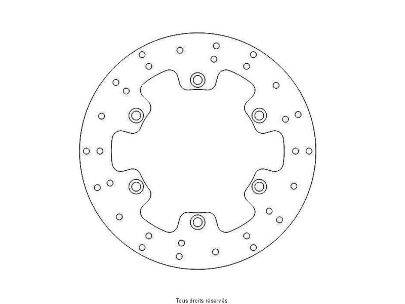 Disque Frein Suzuki Ø290x142x121  NbTrou6xØ10,5 Ep40