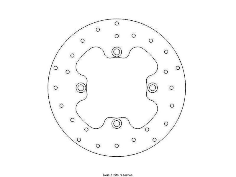 Disque Frein Suzuki Ø240x142x118  NbTrou4xØ10,5 Ep4,50