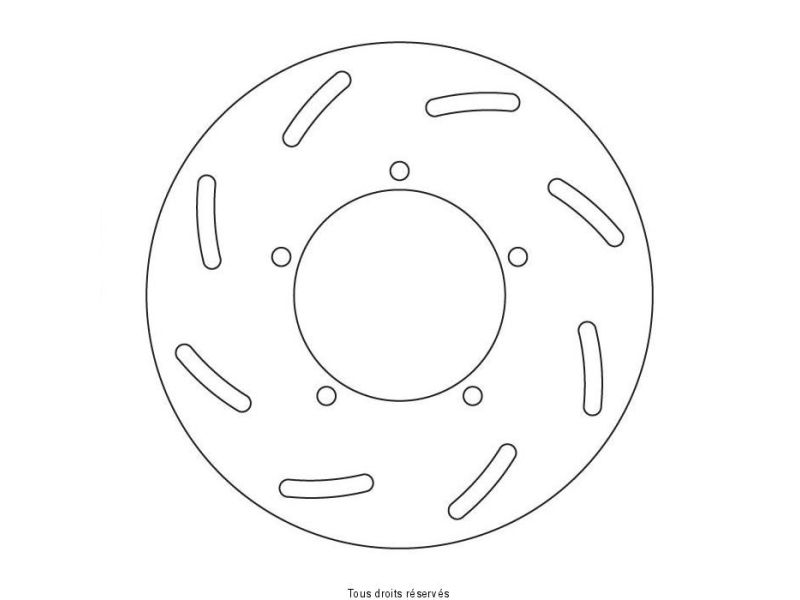 Disque Frein Suzuki Ø250x100x84  NbTrou5xØ8,5 Ep60