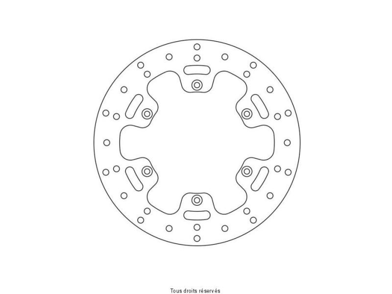 Disque Frein Suzuki  Ø240x134x118  NbTrou6xØ6,5 Ep41