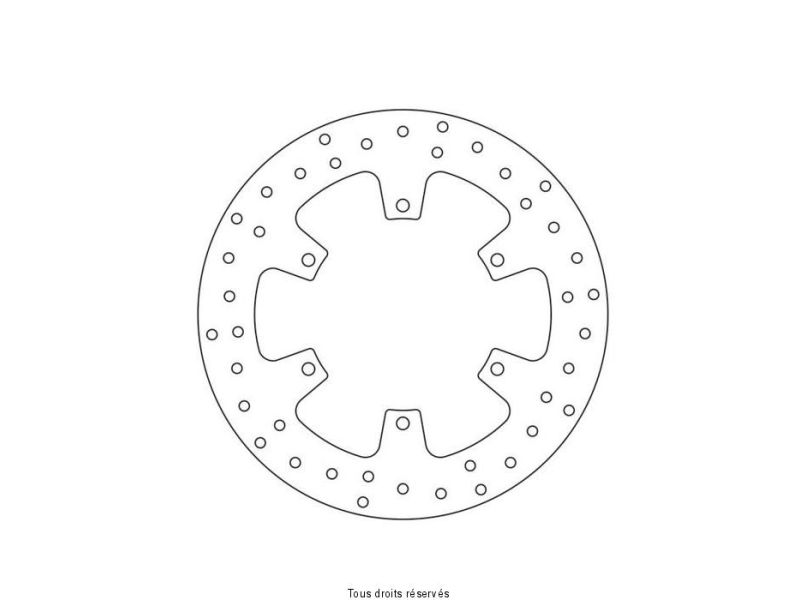 Disque Frein Yamaha  Ø282x150x132  NbTrou6xØ8,5 Ep50