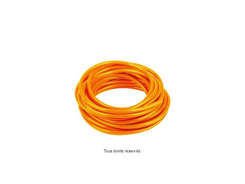 Durite Orange Ø6mm X 3 Mètres Souple  0