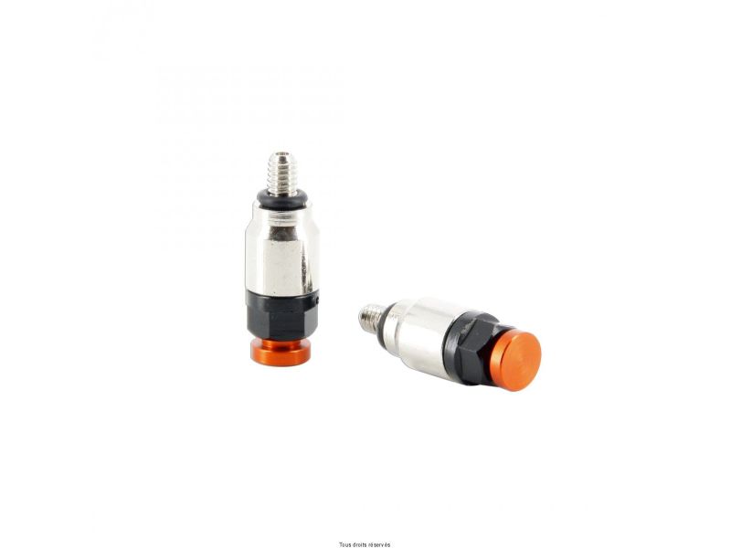 Valves De Pression Fourche M4 Fourche White Power Anodisées Orange0