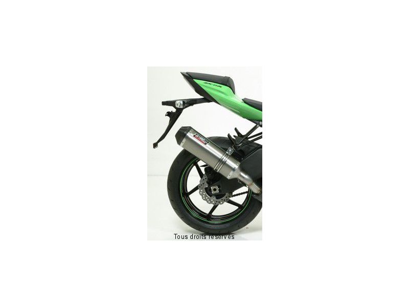 Echap. ZX6R '09/10  Hom. CAP 9 LignComplèt Sil.Titan+Emb Carb0