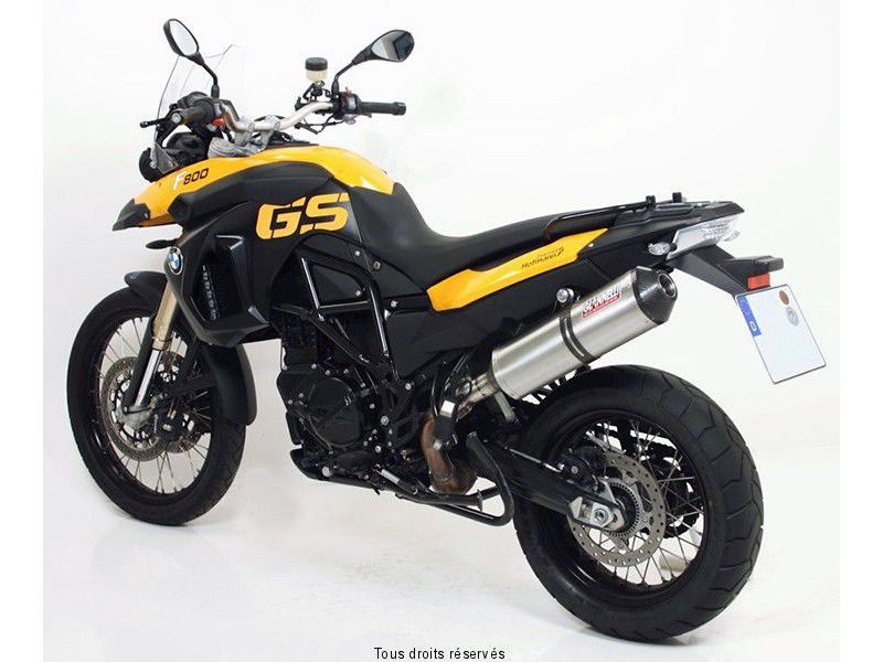 Sil.BMW F 650 GS 08/10 F 800 GS'08/10 Hom. E13 SlipOn Titane et Emb Carbone 0