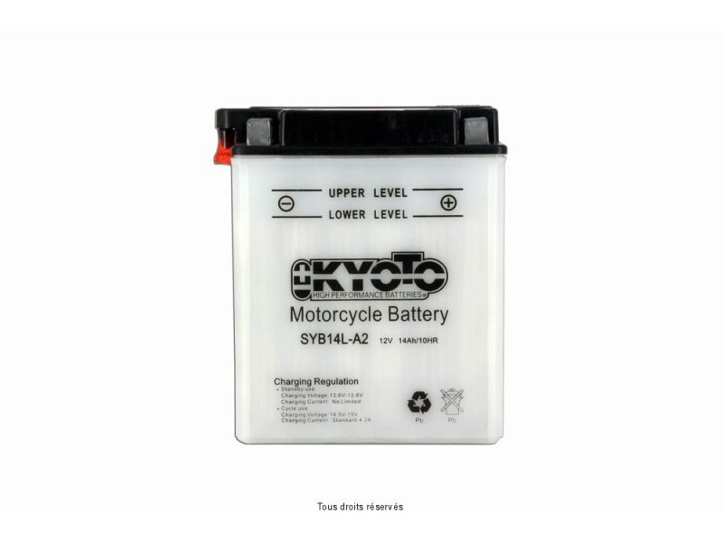 Syb14l-a2 L 135mm  W 91mm  H 167mm 12v 14ah Acide 0,87l1