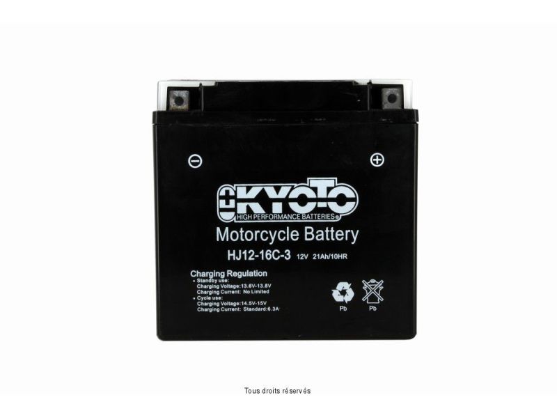 HJ12-16C-3 - Ss Entr. L 176mm  W 100mm  H 175mm 12v 19ah --- 16CLB1