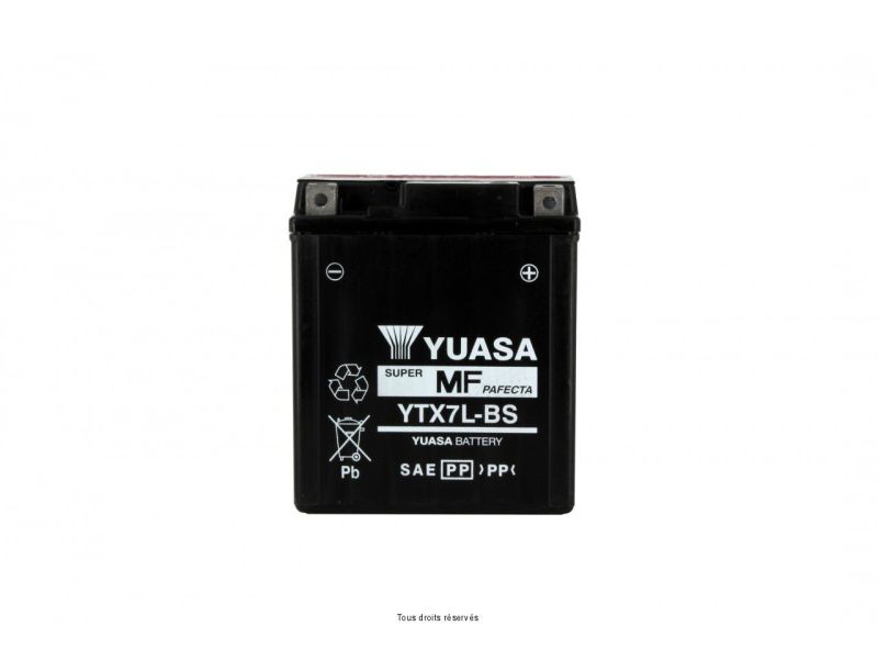Ytx7l-bs - Ss Entr. AGM L 114mm  W 71mm  H 131mm 12v 6ah1