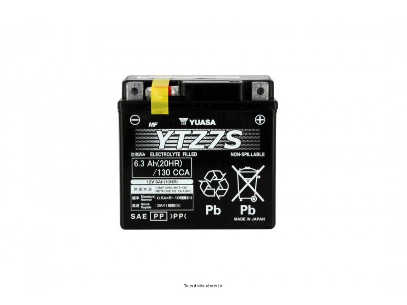 YTZ7-S - Scellée Origine Gel L 114mm  W 70mm  H 105mm 12v 6ah1