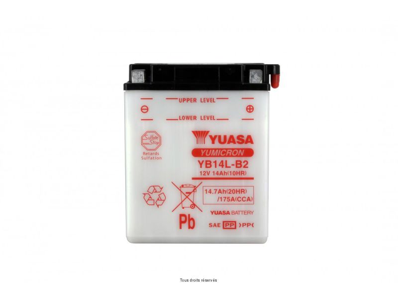 Yb14l-b2 L 135mm  W 91mm  H 167mm 12v 14ah1