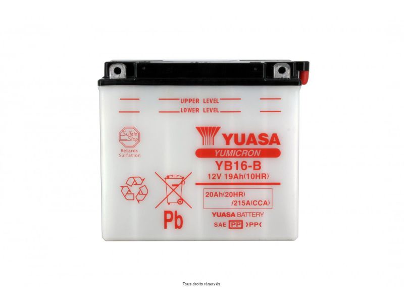 Yb16-b L 176mm  W 101mm  H 156mm 12v 19ah1