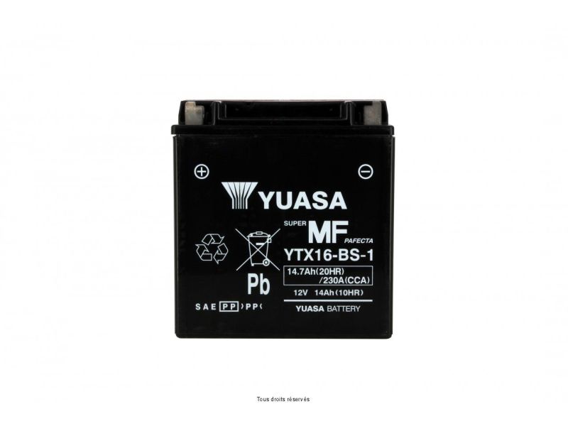 Ytx16-bs-1 L 150mm  W 88mm  H 161mm 12v 14ah1