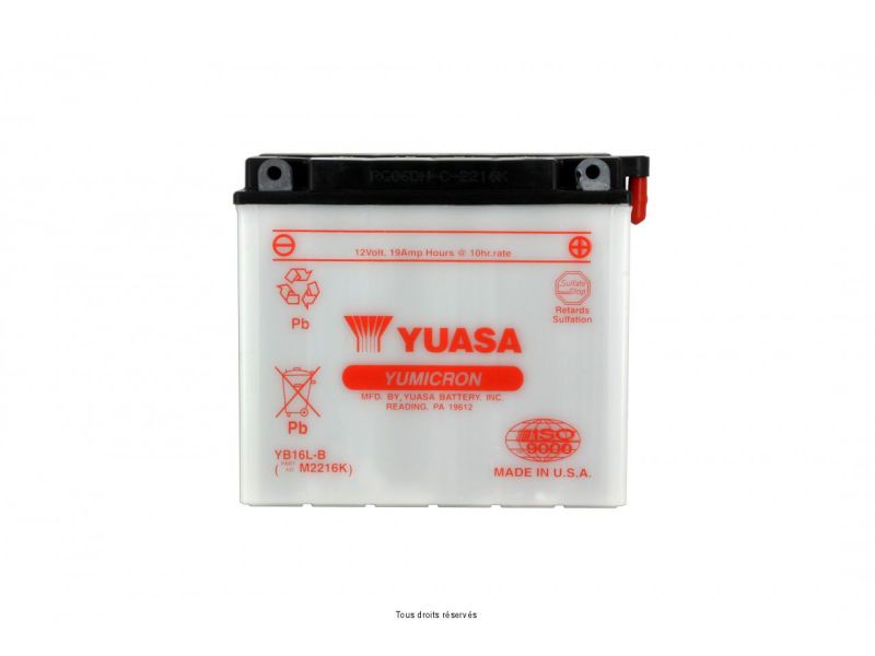 Yb16l-b L 176mm  W 101mm  H 156mm 12v 19ah1