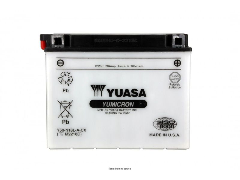 Y50-n18l-a L 206mm  W 91mm  H 164mm 12v 20ah1