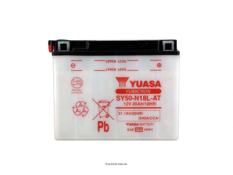Sy50-n18l-at L 206mm  W 91mm  H 164mm 12v 20ah1