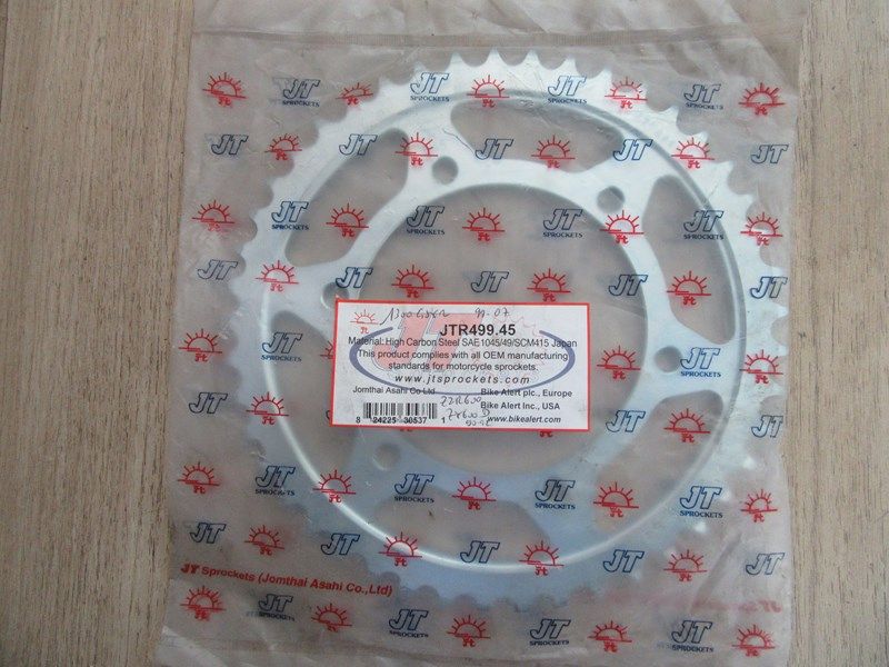 Couronne neuve Suzuki 1300 GSXR 1999-2007, Kawasaki ZZR 600 1990-1992