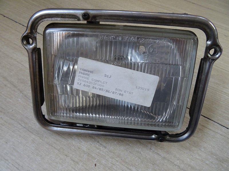 Optique phare avant Yamaha 600 XJ type 51J/3KS 1984/1991