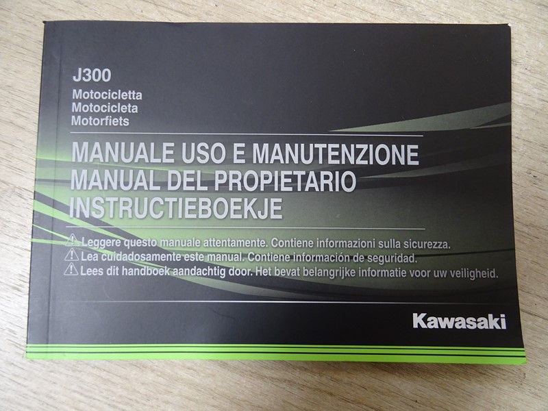 Manuel du proprietaire Kawasaki SC 300 CL Scooter J300 2020 (99805-0109)